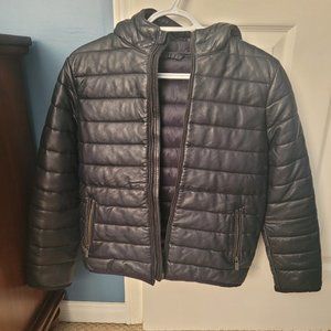 Massimo Dutti Leather Jacket for Boys
